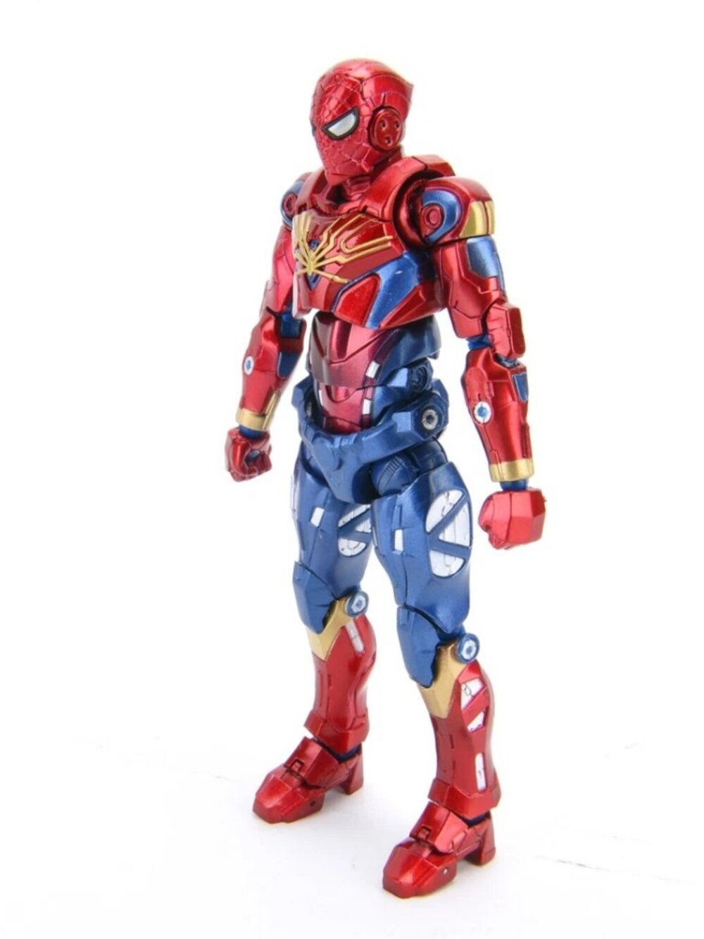 Marvel Fighting Armor Iron Spider-Man 6" Action Figure Toys w/Accessories - Picture 3 of 7